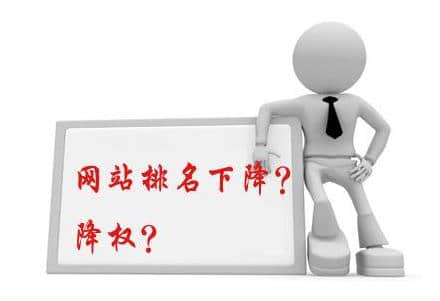 網(wǎng)站降權(quán)被K，排名下降了我們該如何應對？